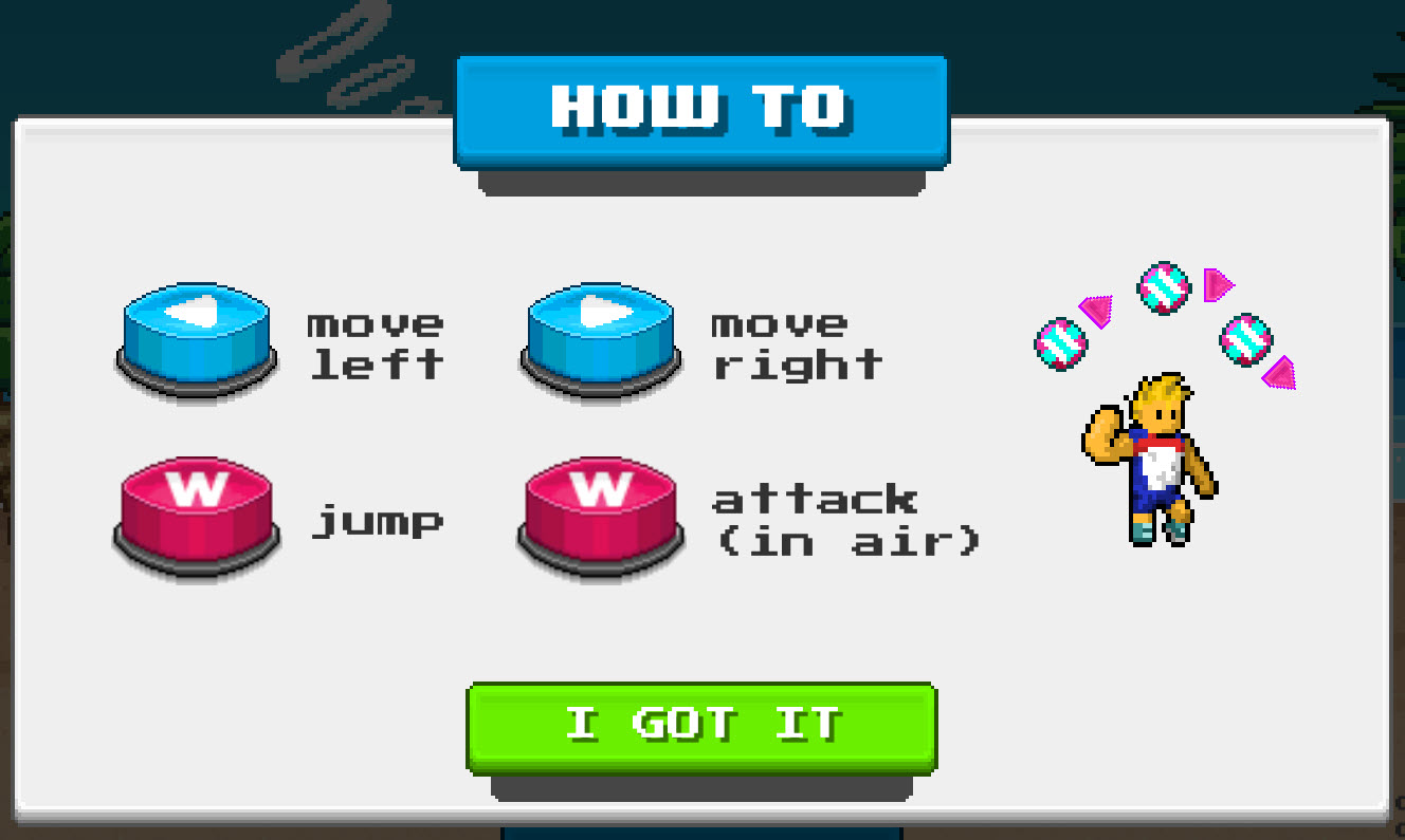 arcade volley screenshot